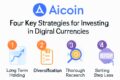 Aicoin平台数字货币投资策略界面展示